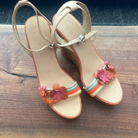 COACH wedge sandals - Picture 1 of 5